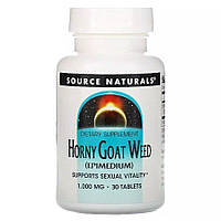 Horny Goat Weed 1000 mg Source Naturals, 30 таблеток