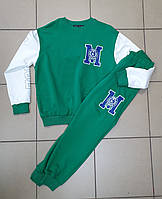 Костюм спортивный HEY KIDS для подростка 10-14 лет арт.1353, Цвет Зеленый, Размер одежды подросток (по росту)