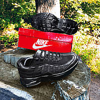 SALE Мужские кроссовки по типу Nike Air Max 95 черные 44 28 см