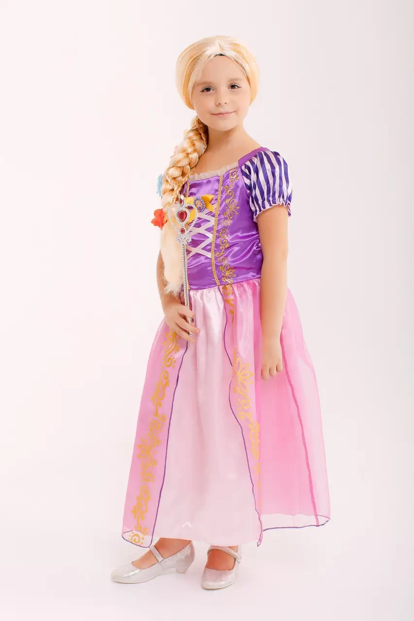 Платье Рапунцель для девочки 3-8 лет 150 - фото 3 - id-p1709757236