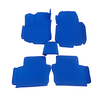 3D Килимки в салон - Opel Zafira B (4 килимики з перемичкою + багажник) (Eva-матеріал)