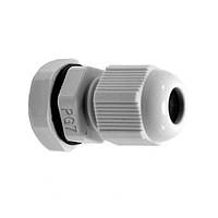 Кабельний ввід PG 7 сальник d3-6мм IP68 білий Techno Systems