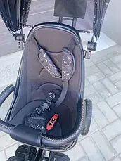Велосипед триколісний дитячий Turbotrike М 5448HANS-20SP (світло, музика, батьківська ручка, надувні колеса), фото 6
