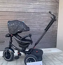 Велосипед триколісний дитячий Turbotrike М 5448HANS-20SP (світло, музика, батьківська ручка, надувні колеса), фото 4