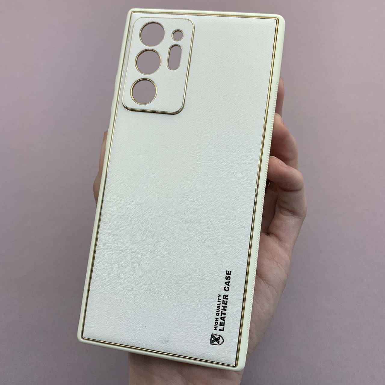Чохол для Samsung Galaxy Note 20 Plus шкіряний матовий чохол із захистом камери на самсунг нот 20 плюс білий u9h