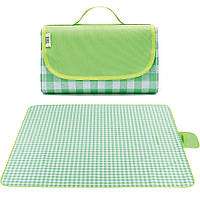 Коврик для пикника складной 195х145см, Slide B, Салатовый / Водонепроницаемый коврик-сумка на пляж