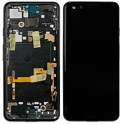 Дисплей (екран) Google Pixel 3 з тачскріном (оригінал 100% з рамкою)