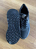 Чорні підліткові туфлі чоловічі прошиті зручні львівські ( код 2341 ), фото 8
