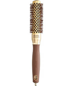 Термобрашинг для волосся Olivia Garden 25 мм Blowout Shine Wavy Bristles Gold & Brown (ID2048)