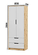 Шафа Teenager 800х500 h2000 Teenager Viorina-Deko, фото 2