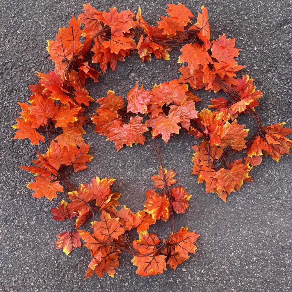 Осіння помаранчева ліана клен штучна 12 м, фото 1