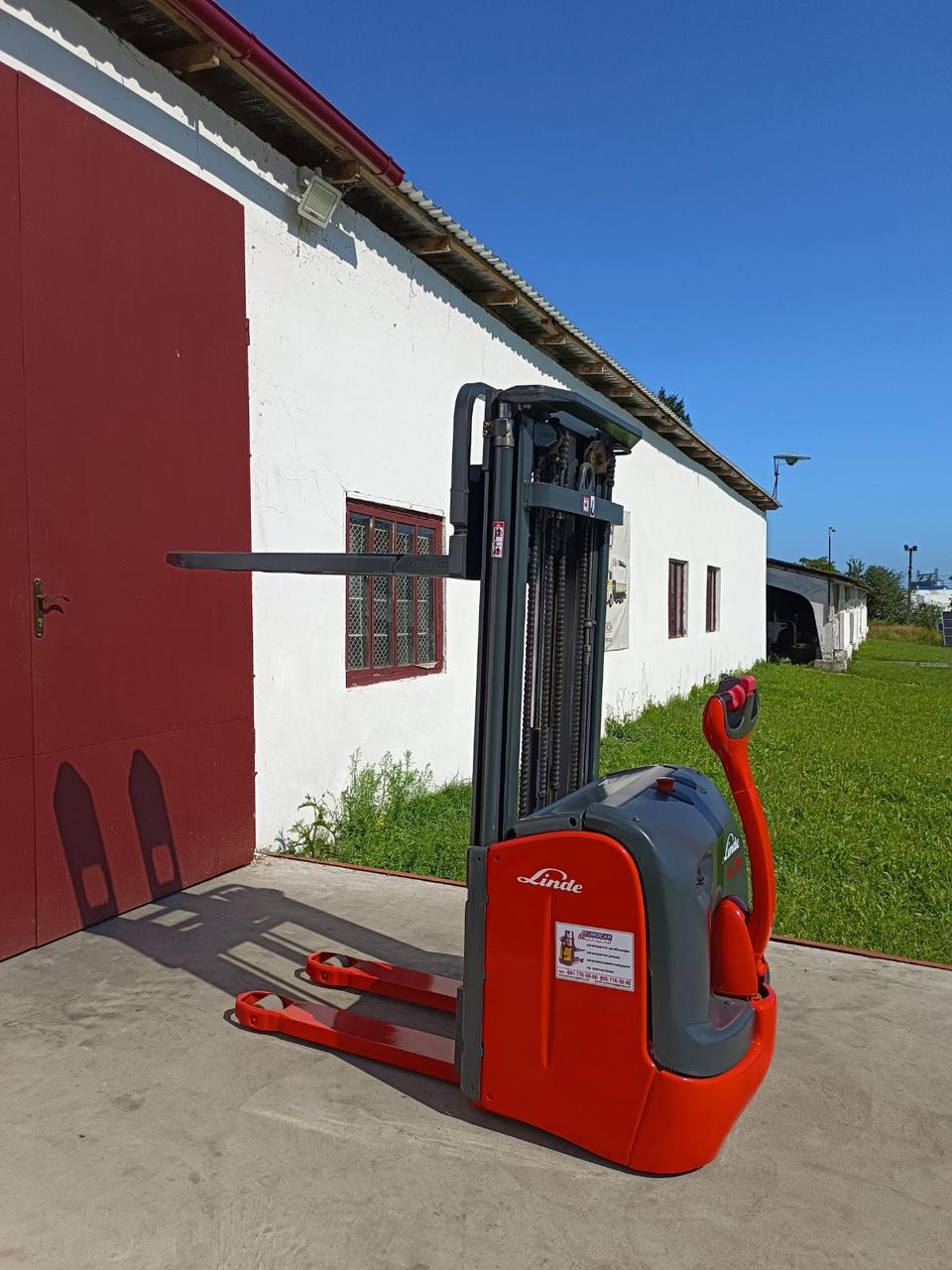 Штабелер електричний самохідний LINDE L 16 1,6т 4.25 м. ГАРАНТІЯ