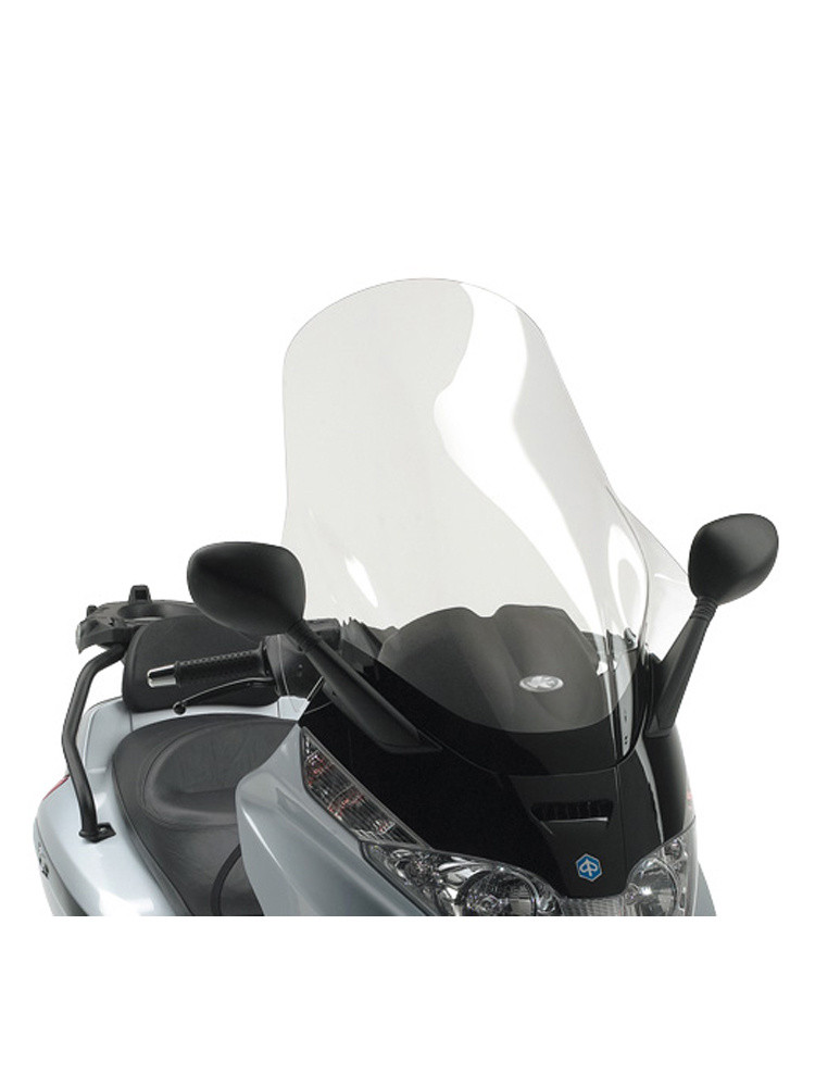 Вітрове скло Kappa clear для мотоциклів Piaggio X8 125-150-200-250-400(04 > 10),X-EVO 125-250-400 (07 > 11), фото 1