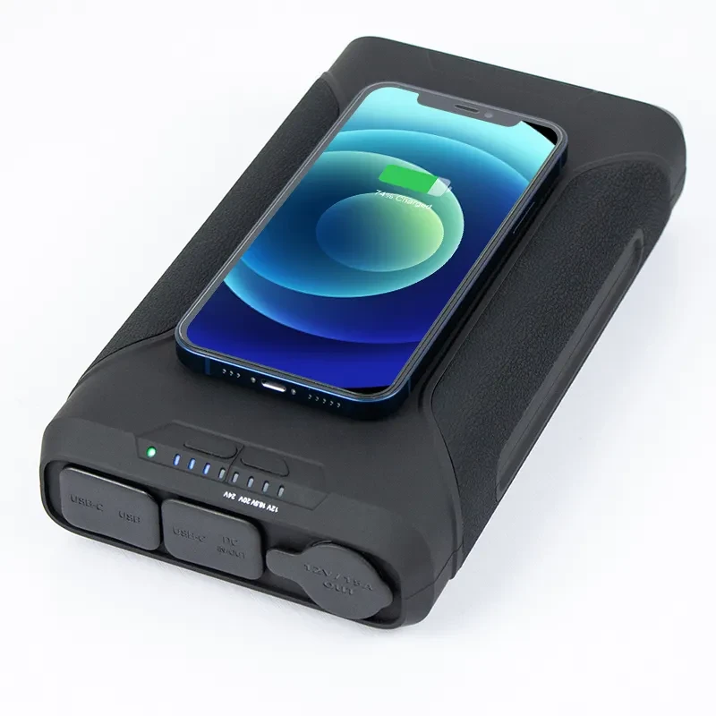 Мультифункціональний повербанк для ноутбуків GP14 72000mah PD60W, порт 12V, повербанк для Starlink mini