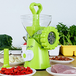 Ручна м'ясорубка з насадками для ковбаси Multi function mincer / Механічна м'ясорубка