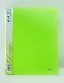 Папка салатова А4 пластикова На 4 кільця 1208-26-А Axent