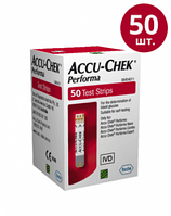 Тест-смужки Accu-Chek Performa для глюкометра, 50 штук