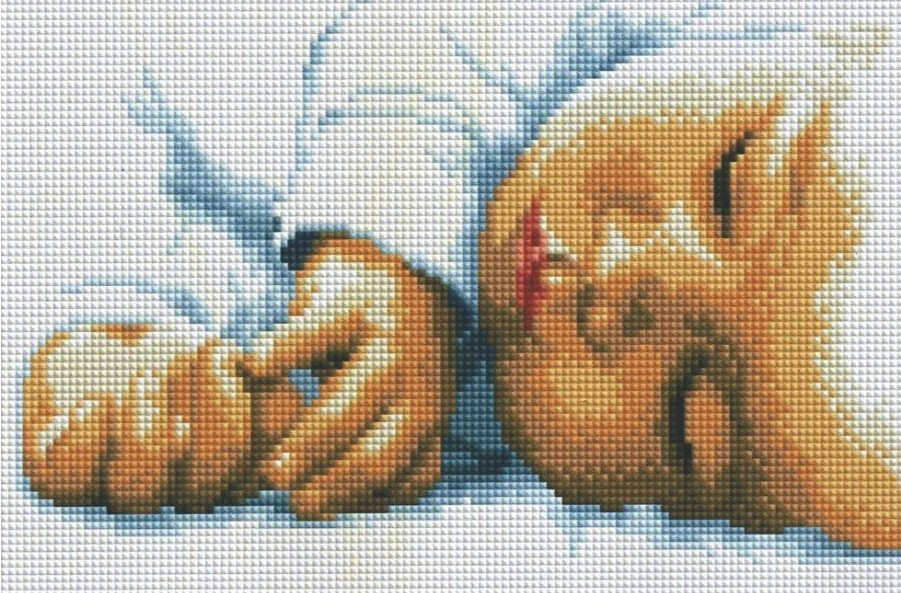 Алмазна мозаїка Алмазна мозаіка Солодкий сон (OSC016) 20 х 30 см (Без підрамника), фото 1