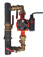 Байпас у зборі з циркуляційним насосом Powercraft 25-60 для котла та системи опалення