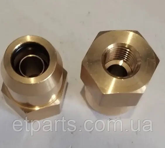 Штуцер M12*D12 прямий (внутр.різьба)