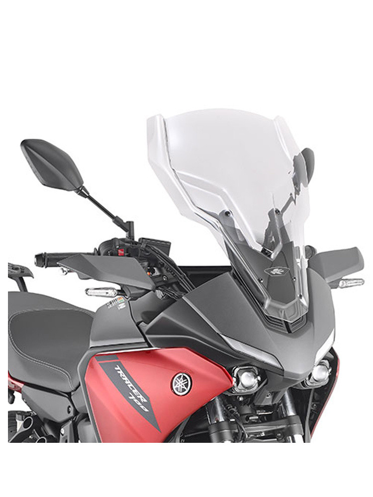 Вітрове скло Kappa для мотоцикла Yamaha Tracer 700 (20-21) прозоре, фото 1