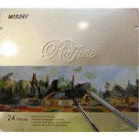 Олівці кольорові Marco 7120-24TN 24цвета D2,9мм шестигранні акварельні з пензликом Raffine.