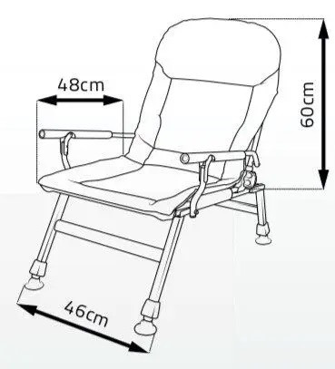 Кресло рыбацкое Elektrostatyk F5R до 110 кг | кресло карповое | рыболовные кресла - фото 6 - id-p1852665687