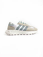 Чоловічі кросівки Adidas Retropy E5 White Grey Blue ALL12044, фото 3