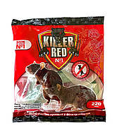 Средства от мышей и крыс приманка тесто в фильтр-пакете RED KILLER 220г