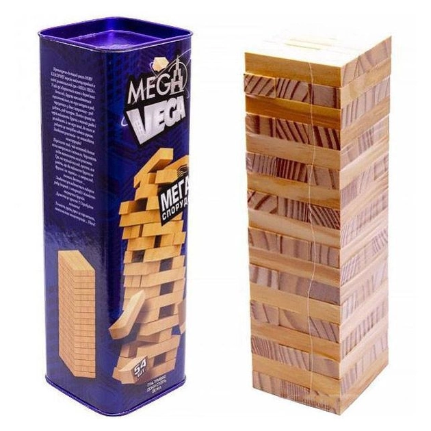Настільна гра дженга "MEGA VEGA" Danko Toys G-MV-01U