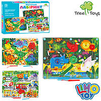 Деревянная игрушка Лабиринт магнитный TREE TOYS MD 1791 3 вида