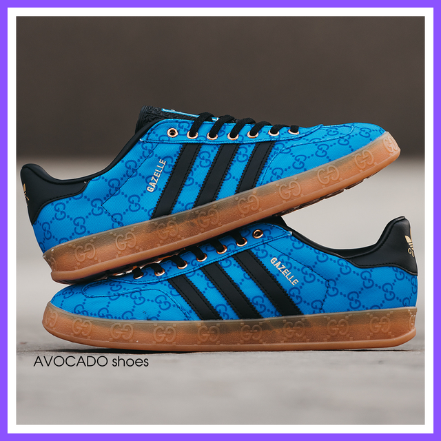 Adidas gazelle blue and orange online