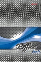 Ділова книга 176 аркушів А4 тверда палітурка офсетний папір лінія обкладинка повнокольорова ламінований картон