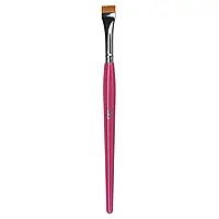 Zola Пензлик широкий прямий для фарбування брів 03BR малиновий