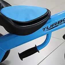 Велосипед триколісний Turbotrike M 3648-4 (колеса з підсвіткою, регульоване сидіння, пляшечка), фото 3