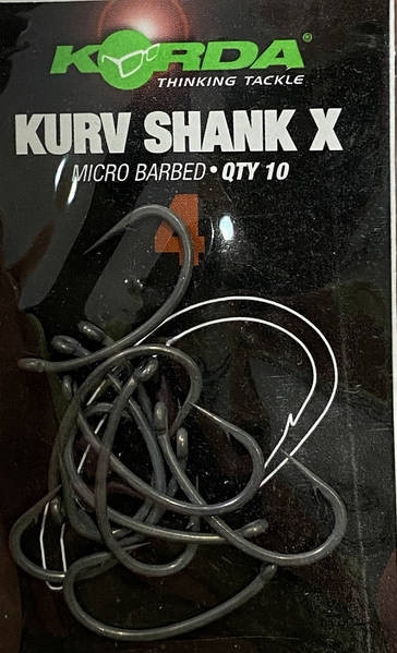 Коропові гачки Korda Kurv Shank X #4