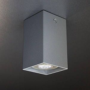 Точковий накладний світильник на 50Вт метал срібло 9.5х6 см, фото 2