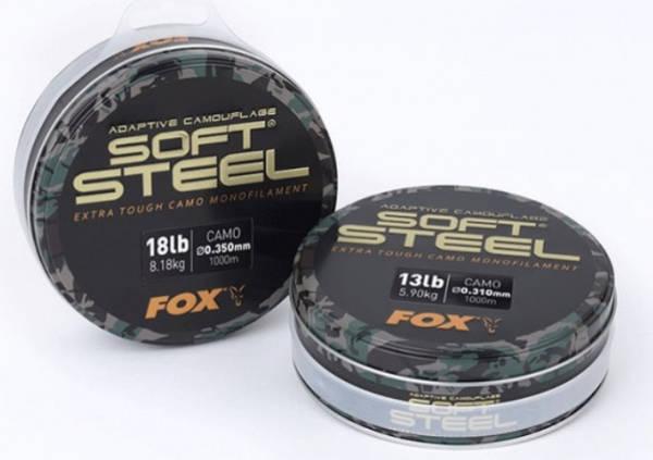 Волосінь  коропова Fox Adaptive Camouflage Soft Steel 13lb/5.90kg 0.31mm, Camo 1000 м