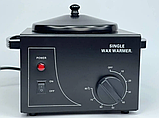 Воскоплав банковий для депіляції Wax Heater Black 500 мл, фото 3