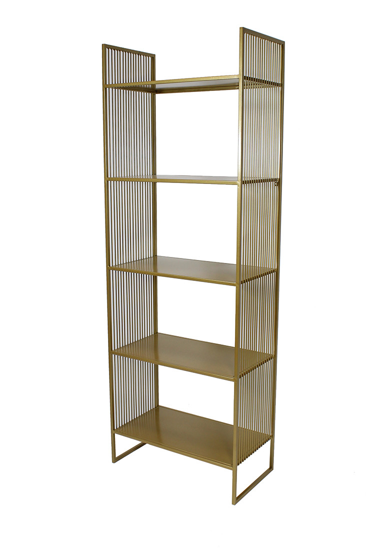 Металлический книжный стеллаж на 5 полок 60.5*32.5*170см, цвет ...