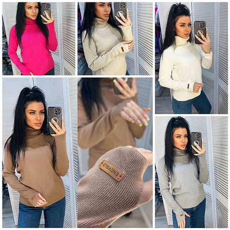 Кофта жіноча з вирізом на рукаві, колір в наявності темно-зелений, розміри 42-50, фото 2