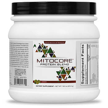 Ortho Molecular Products MitoCORE Protein Blend Lemon ( Asdhelp MITOboost protein powder) 414 g BX897