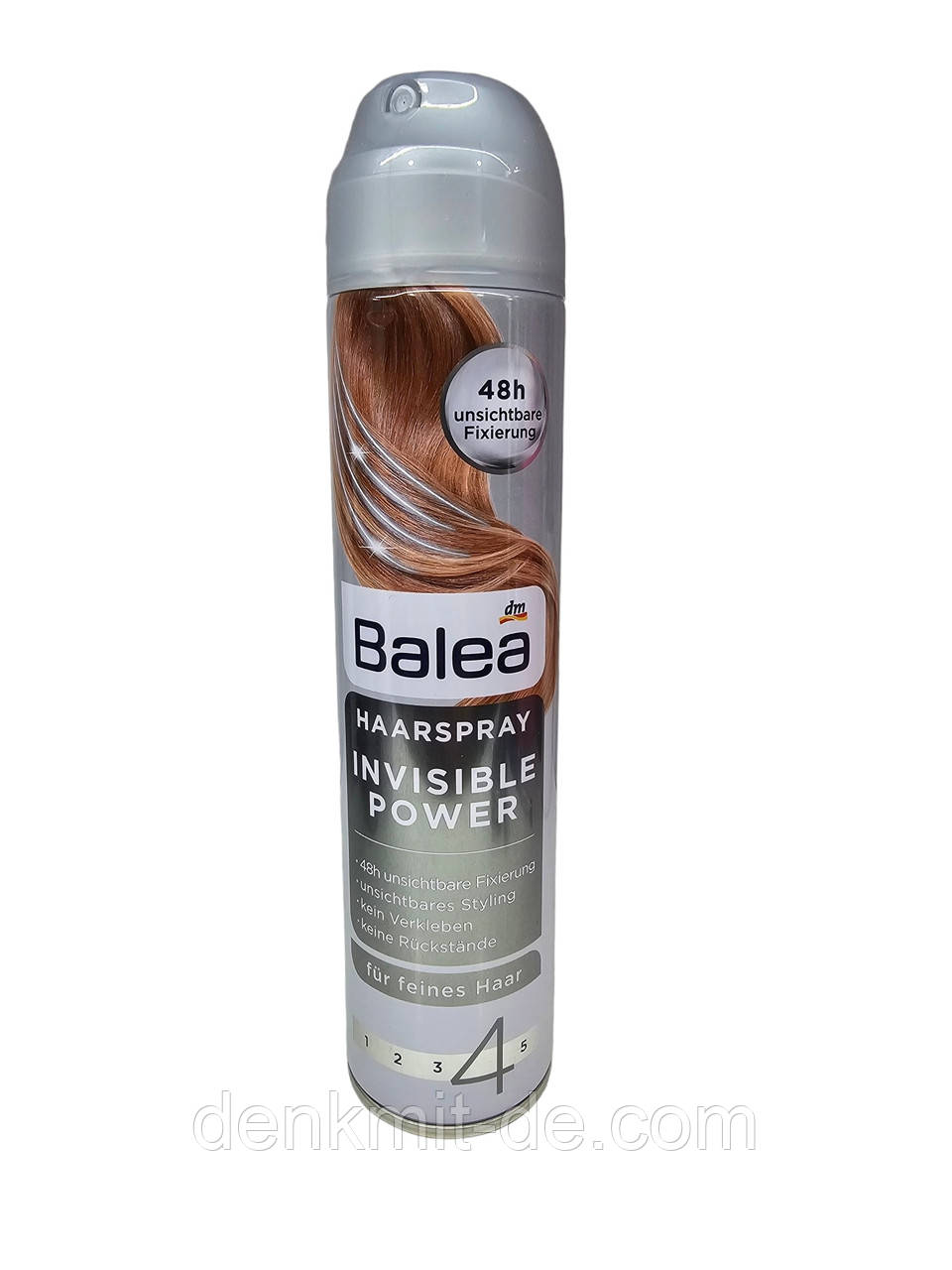 Лак для волосся Balea фіксація 4-ка Невидимий захист 300 мл