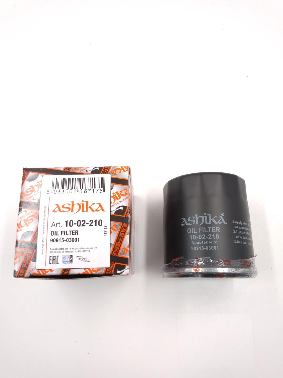 Фільтр масляний ASHIKA 10-02-210 для Авенсіс, Королла, оригінал 90915-YZZA2