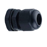 Сальник PG11 кабельний ввід d5-10мм IP68 чорний Techno Systems
