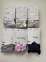 Колготи з бантиком мікс розмір 9-10 років на зріст 110-116, вартість вказана за 1 пару