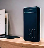 Повербанк 20000 mAh Power Bank 2USB Denmen 10, Мощный аккумулятор для телефона универсальный переносной pat