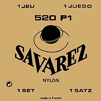 Струны для классической гитары SAVAREZ 520P1 Concert Traditional Trable Strings Plastic Wound High Tension