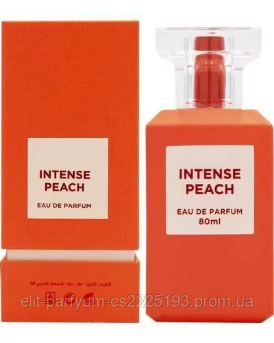 Fragrance World Intense Peach парфюмированная вода 80 ml - фото 1 - id-p1926101478
