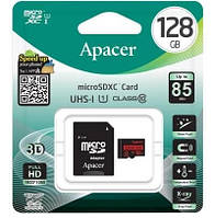 Карта пам`яті Apacer MicroSDHC 128GB (Class 10) + SD Adapter 996613